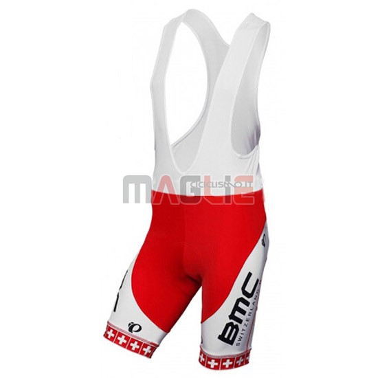 Maglia BMC manica corta 2014 rosso e bianco