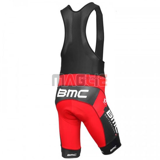 Maglia BMC manica corta 2016 rosso e nero