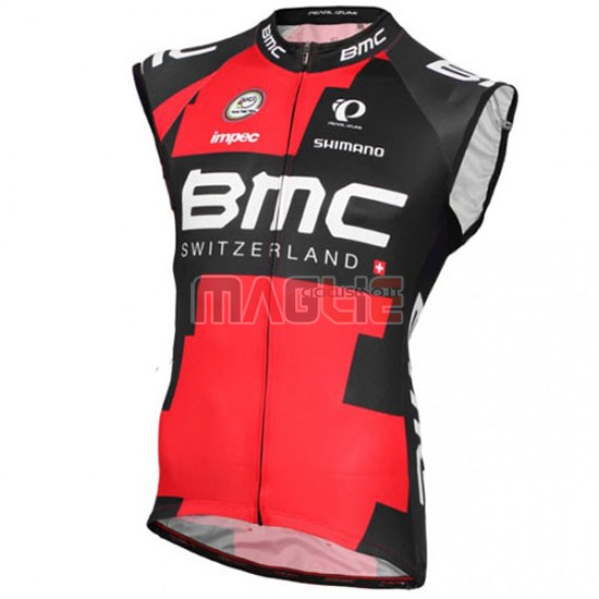 Gilet antivento BMC 2016 nero e rosso - Clicca l'immagine per chiudere