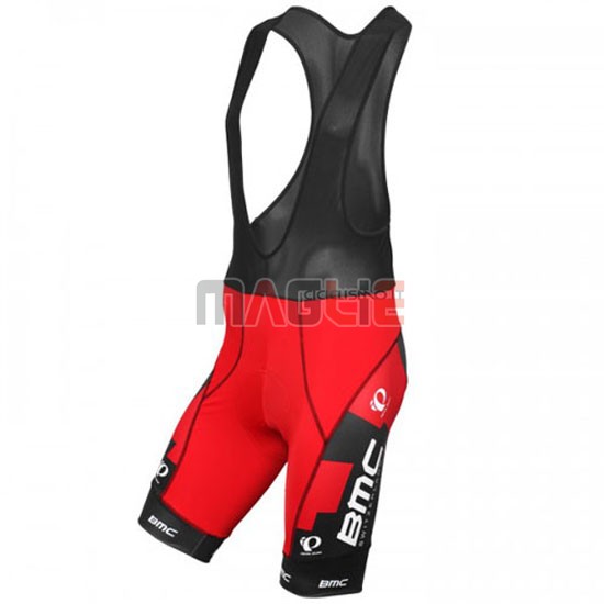 Gilet antivento BMC 2016 nero e rosso