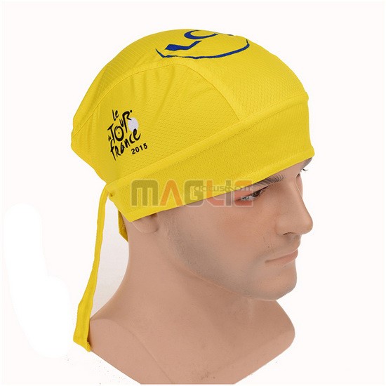 2015 Tour de france Bandana Ciclismo giallo