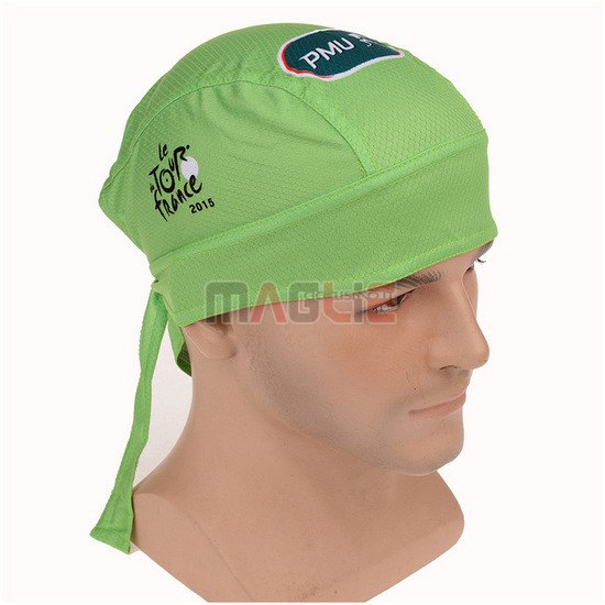 2015 Tour de france Bandana Ciclismo verde