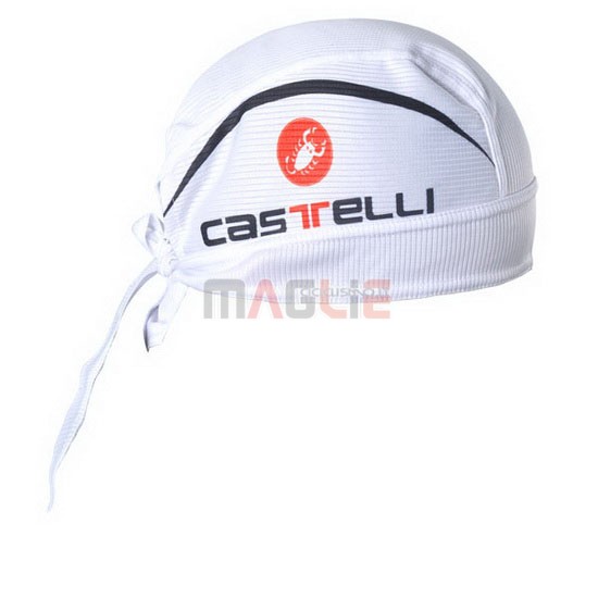 2012 Castelli Bandana Ciclismo bianco