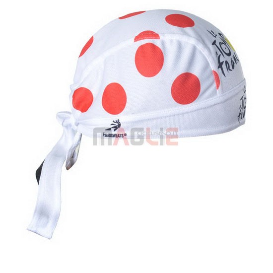 2013 Tour de france Bandana Ciclismo bianco e rosso
