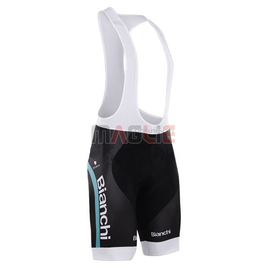 Maglia Bianchi manica corta 2014 nero e verde