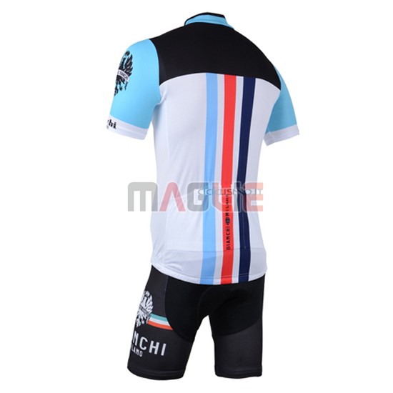 Maglia Bianchi manica corta 2014 bianco e celeste