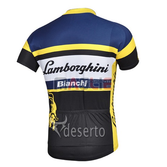 Maglia Bianchi manica corta 2015 nero e giallo