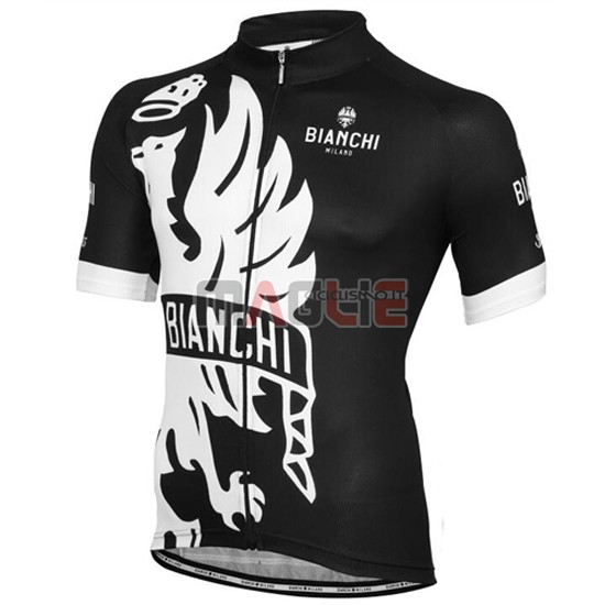 Maglia Bianchi manica corta 2016 bianco e nero