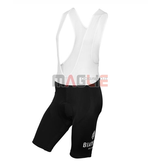 Maglia Bianchi manica corta 2016 nero e bianco