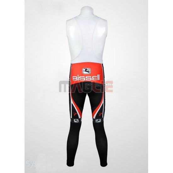 Maglia Bissell manica lunga 2012 bianco e rosso