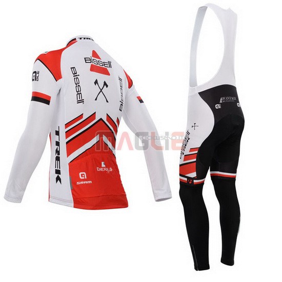 Maglia Bissell manica lunga 2014 bianco e rosso - Clicca l'immagine per chiudere