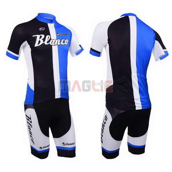 Maglia Blanco manica corta 2013 nero e blu