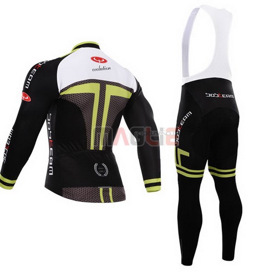 Maglia Bobteam manica lunga 2015 nero e verde