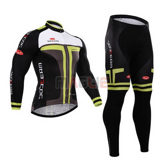 Maglia Bobteam manica lunga 2015 nero e verde