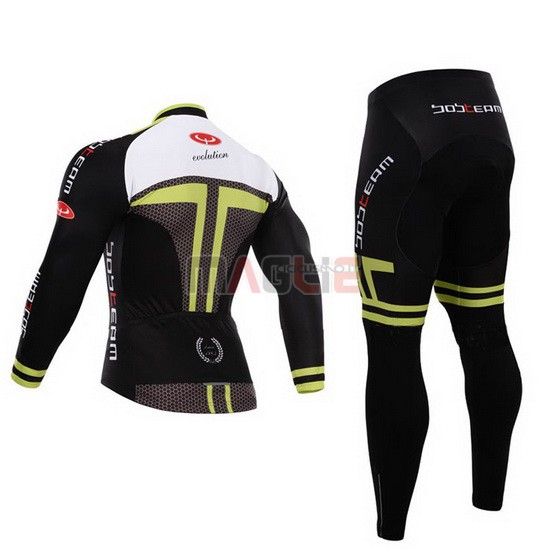 Maglia Bobteam manica lunga 2015 nero e verde