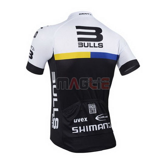 Maglia Bulls manica corta 2013 nero e bianco