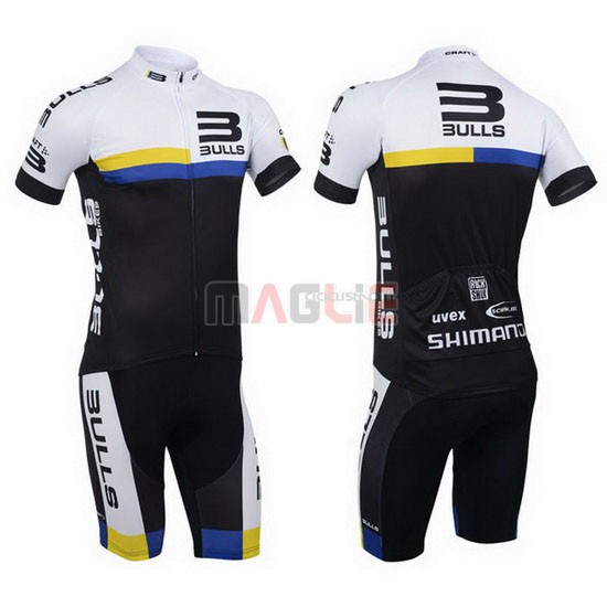 Maglia Bulls manica corta 2013 nero e bianco