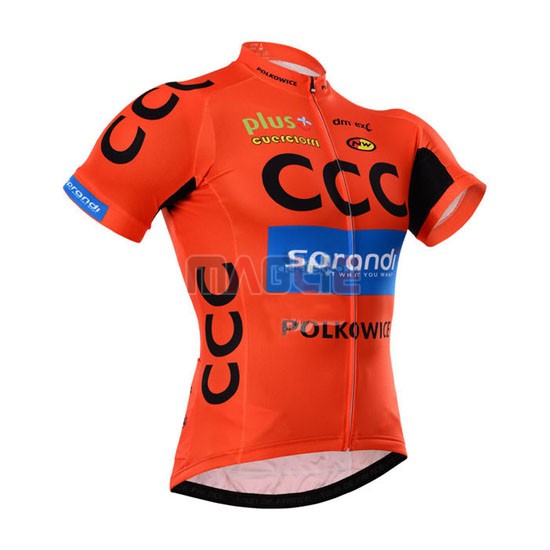 Maglia CCC manica corta 2015 nero e arancione