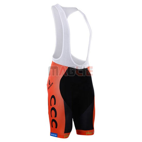 Maglia CCC manica corta 2015 nero e arancione