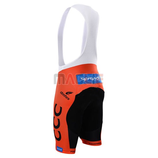 Maglia CCC manica corta 2015 nero e arancione