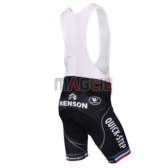 Maglia Quick Step manica corta 2014 blu e rosso