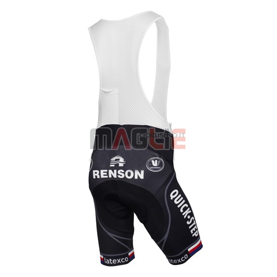 Maglia Quick Step manica corta 2014 bianco e blu