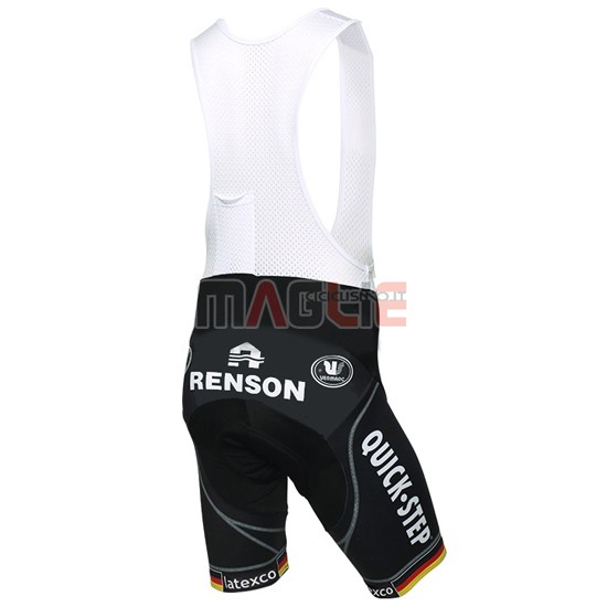 Maglia Quick Step manica corta 2014 bianco e giallo