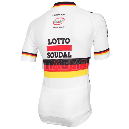 Maglia Lotto manica corta 2015 bianco e rosso