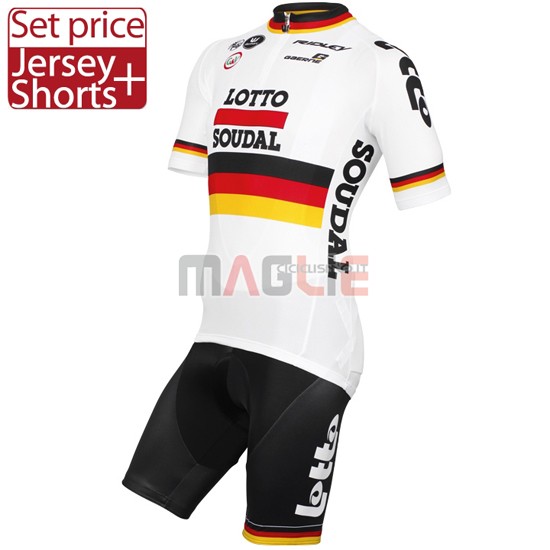 Maglia Lotto manica corta 2015 bianco e rosso