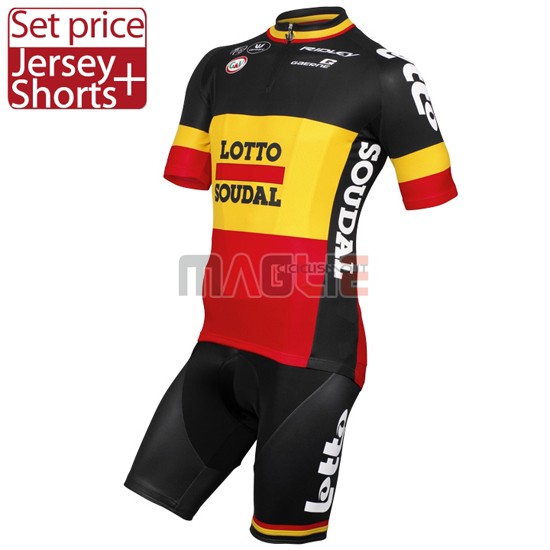 Maglia Lotto manica corta 2015 giallo e rosso