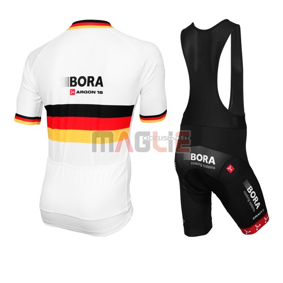 Maglia Bora Argon manica corta 2016 bianco e rosso