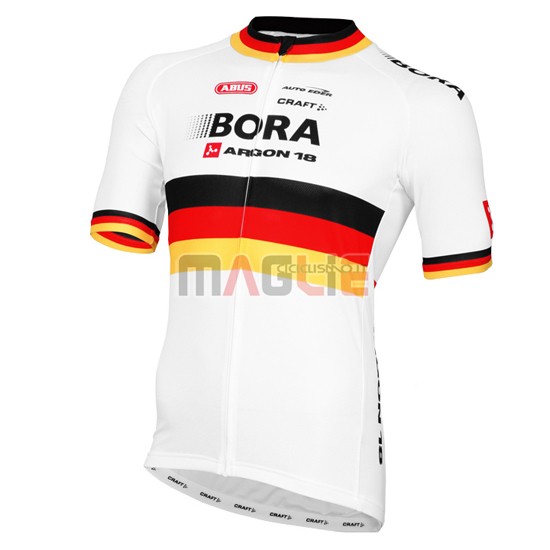 Maglia Bora Argon manica corta 2016 bianco e rosso