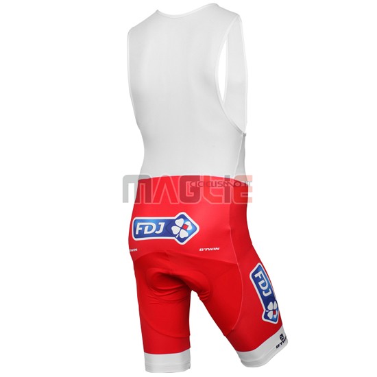 Maglia FDJ manica corta 2016 bianco e rosso - Clicca l'immagine per chiudere