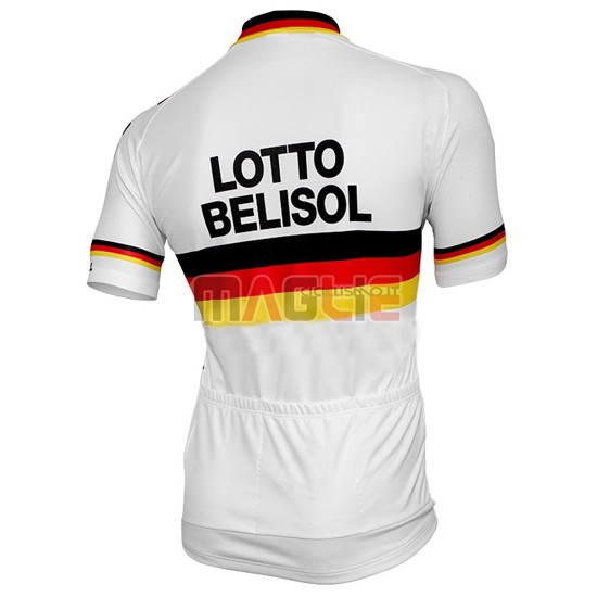 Maglia Lotto manica corta 2016 bianco e rosso