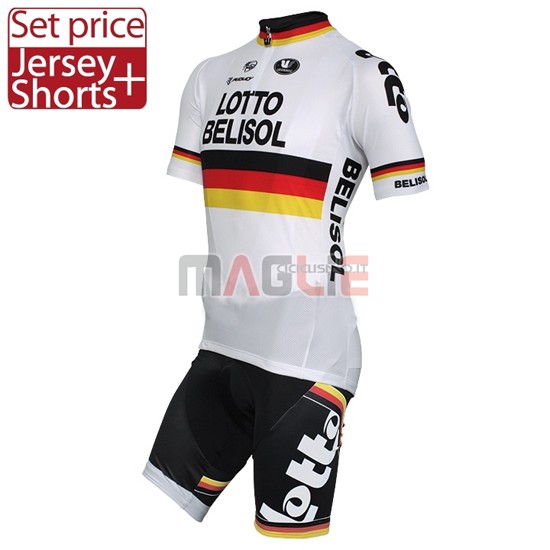 Maglia Lotto manica corta 2016 bianco e rosso