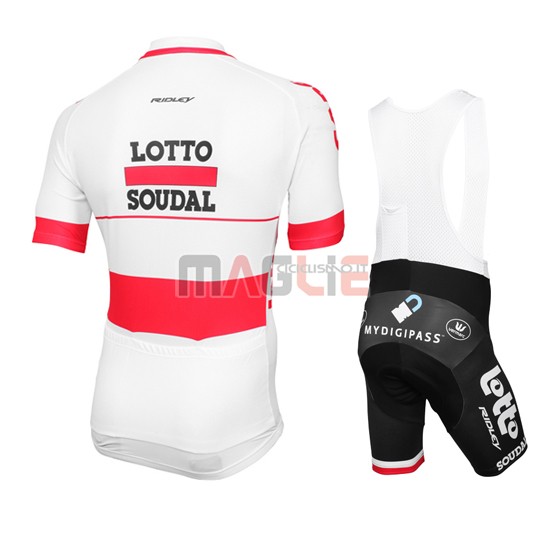 Maglia Lotto manica corta 2016 rosso e bianco