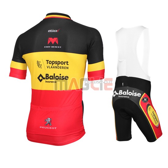 Maglia Topsport manica corta 2016 giallo e rosso