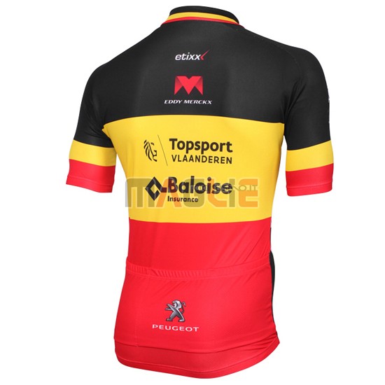 Maglia Topsport manica corta 2016 giallo e rosso