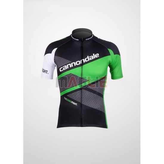 Maglia Cannondale manica corta 2012 nero e verde