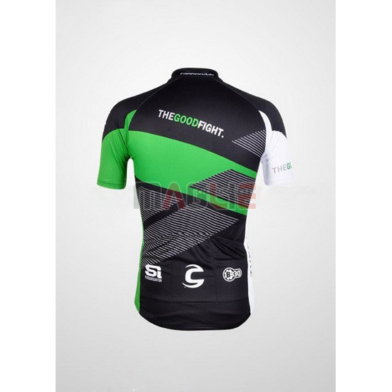 Maglia Cannondale manica corta 2012 nero e verde