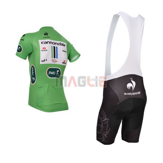 Maglia Cannondale manica corta 2014 verde - Clicca l'immagine per chiudere