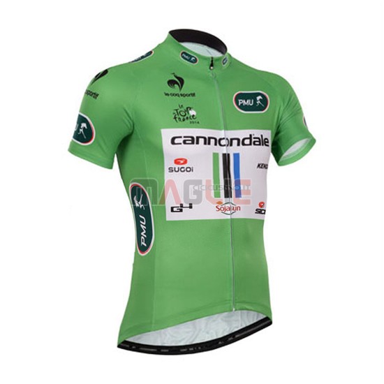 Maglia Cannondale manica corta 2014 verde - Clicca l'immagine per chiudere