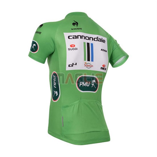 Maglia Cannondale manica corta 2014 verde - Clicca l'immagine per chiudere