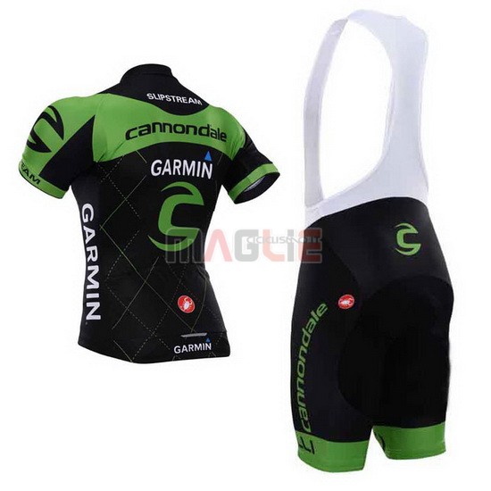 Maglia Cannondale manica corta 2015 verde e nero