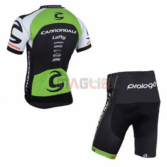 Maglia Cannondale manica corta 2016 verde e nero