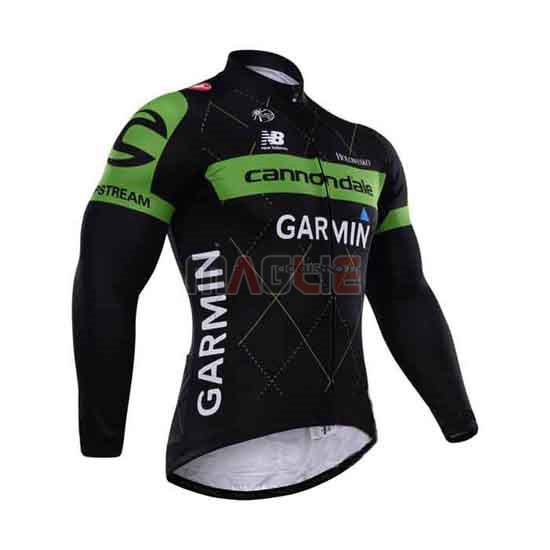 Maglia Cannondale manica lunga 2015 verde e nero - Clicca l'immagine per chiudere