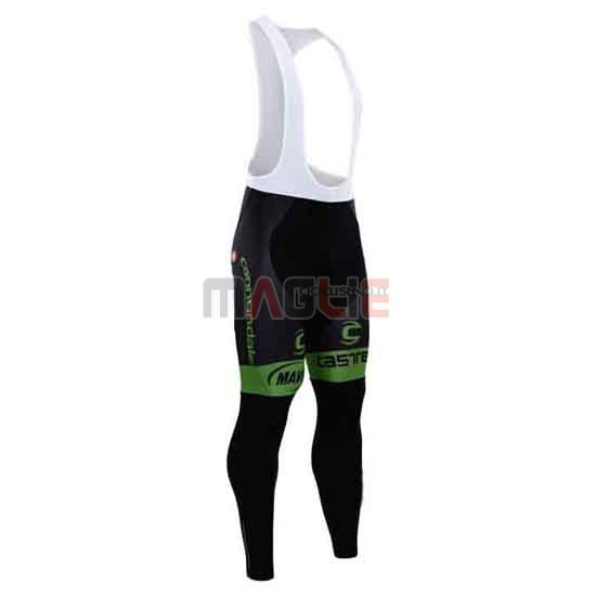 Maglia Cannondale manica lunga 2015 verde e nero