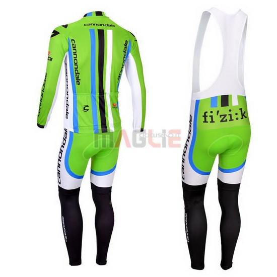 Maglia Cannondale manica lunga 2013 verde - Clicca l'immagine per chiudere