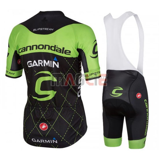 Maglia Cannondale manica corta 2016 verde e nero