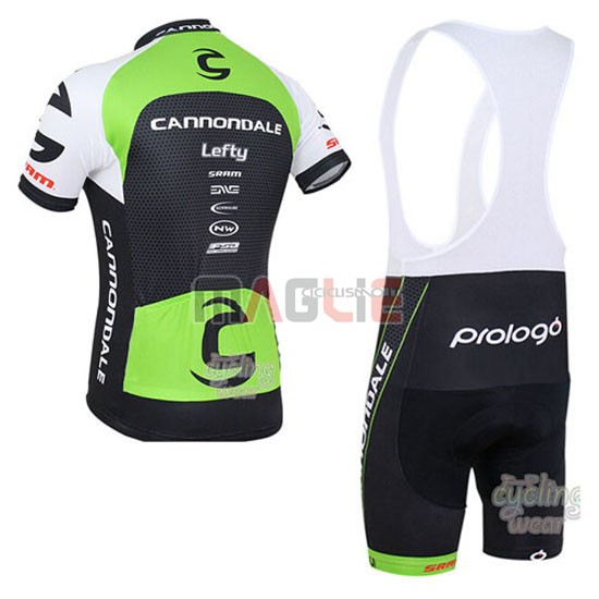 Maglia Canonodale manica corta 2016 verde e nero